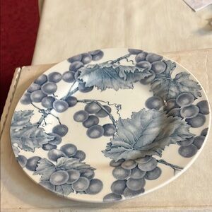 Stafford White Fine Earthenware Plate